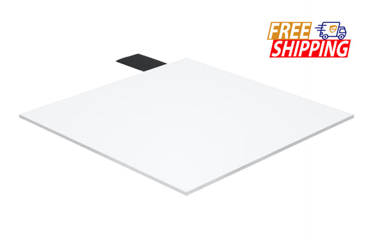 Acrylic Sheet - White Opaque - 1/8 inch thick