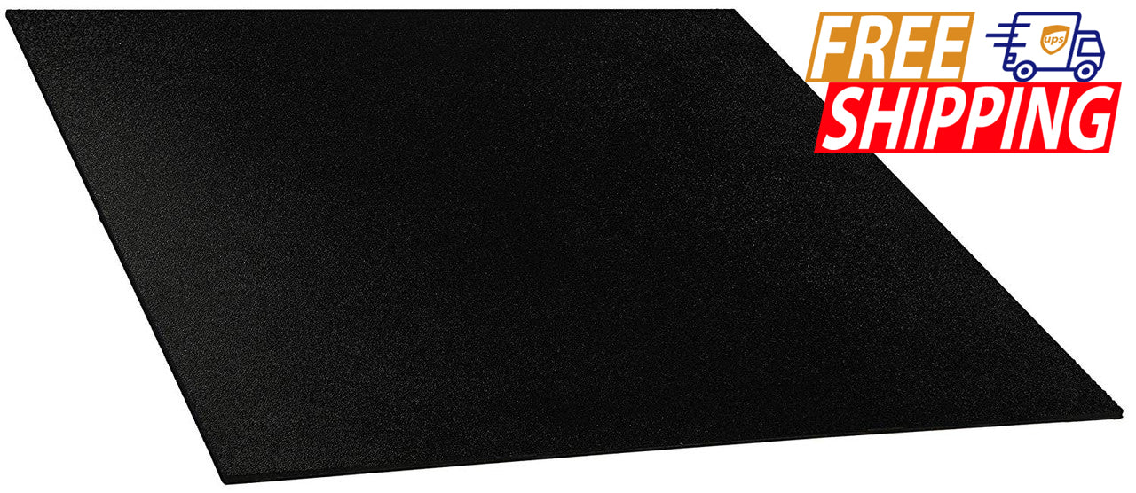 ABS Sheet - Black - 3/16 inch thick