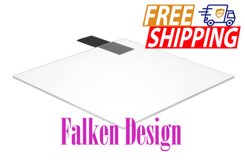  Falken Design Multiwall Polycarbonate Sheet, Greenhouse Cover  Sheet, Clear, 24 x 96 x 6mm : Industrial & Scientific
