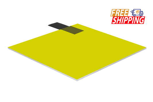 Whole Acrylic Sheet - Yellow Transparent - 1/8 inch thick